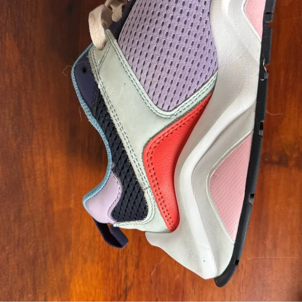 Champion Women's 93 Eighteen SP Block sneakers in the Violet Multi colorway 10